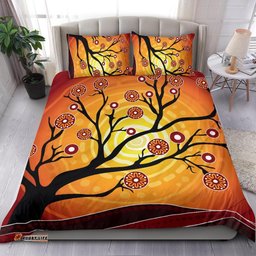 Aboriginal Bedding Set - Tree In Spring Season