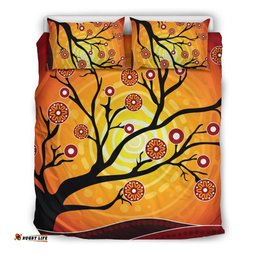 Aboriginal Bedding Set - Tree In Spring Season