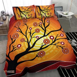 Aboriginal Bedding Set - Tree In Spring Season