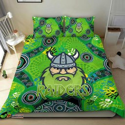 Canberra Bedding Set Raiders Viking Indigenous