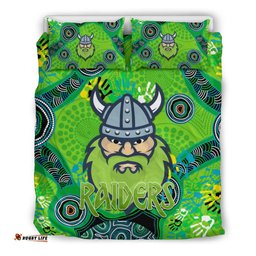 Canberra Bedding Set Raiders Viking Indigenous
