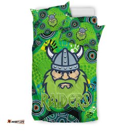 Canberra Bedding Set Raiders Viking Indigenous
