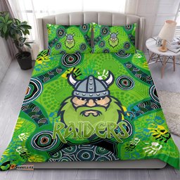 Canberra Bedding Set Raiders Viking Indigenous