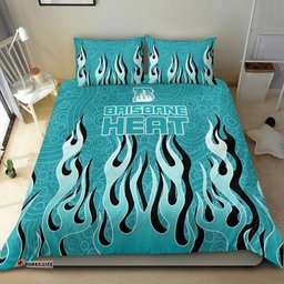 Brisbane Heat Bedding Set - Aboriginal Style Of Dot Fire -