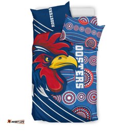 Australia Roosters Bedding Set Three Tiles Style