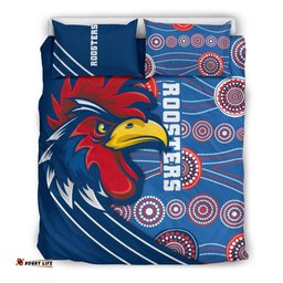 Australia Roosters Bedding Set Three Tiles Style