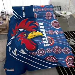 Australia Roosters Bedding Set Three Tiles Style