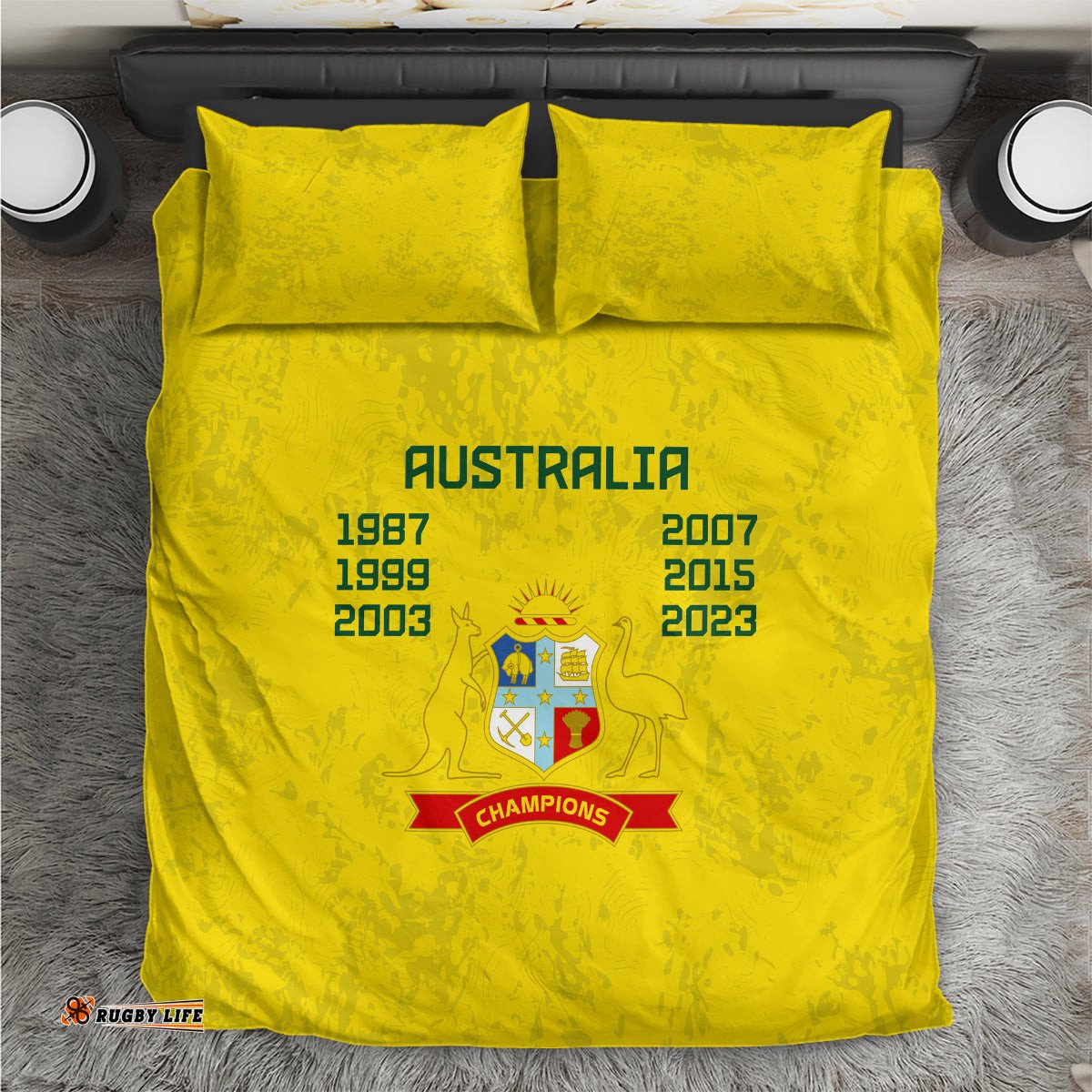 Australia Cricket Bedding Set History Champions World Cup Unique