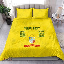 Custom Australia Cricket Bedding Set History Champions World Cup Unique