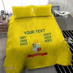 Custom Australia Cricket Bedding Set History Champions World Cup Unique