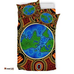 Australia Indigenous Bedding Set - Global Dot Art Aboriginal Inspired
