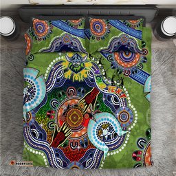 Personalised Raiders NAIDOC Week 2024 Bedding Set Australia Aboriginal Dot Painting