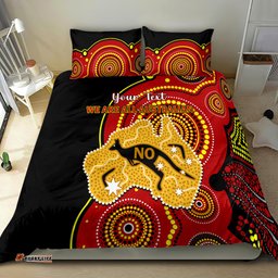 Personalised Australia Indigenous Bedding Set We Are All Australian Vote NO To The Voice