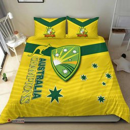 Australia Cricket Bedding Set Go Aussie Champions