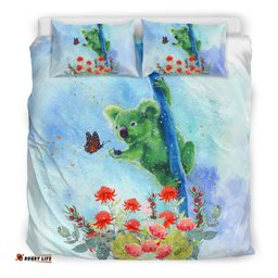 Bedding Sets - Koala Bed Butterfly In Waratah Painting Sets