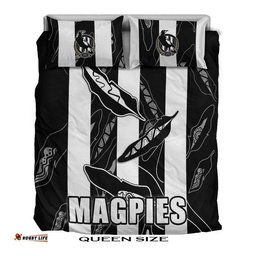 Collingwood Magpies Bedding Set Indigenous Guernsey No1 Version