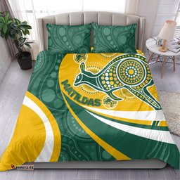 Custom Australia Matildas Indigenous Bedding Set Go Tilly Special