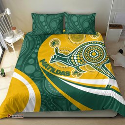 Custom Australia Matildas Indigenous Bedding Set Go Tilly Special