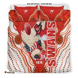 Sydney Swans Aboriginal Style Bedding Set