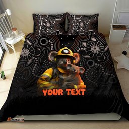 Personalised Paws For Australia Bedding Set Bushfire Awareness Indigenous Aboriginal