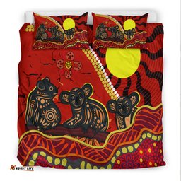 Aboriginal Koala Painting Bedding Set -