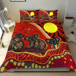 Aboriginal Koala Painting Bedding Set -
