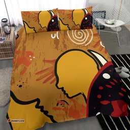 Aboriginal Bedding Set , Mother and Son Hand Art