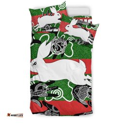 Rabbitohs Indigenous Bedding Set Animals Aboriginal
