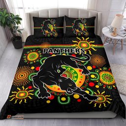 Penrith Bedding Set Indigenous Panthers - Black