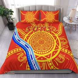 Suns Football Bedding Set Royal Gold Coast
