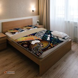 Australia Aboriginal Inspired Bedding Set - Aotearoa and Australia Indigenous Culture
