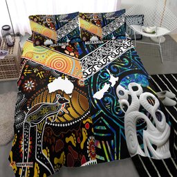 Australia Aboriginal Inspired Bedding Set - Aotearoa and Australia Indigenous Culture