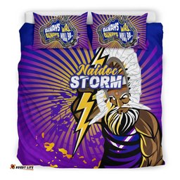 Melbourne Storm Naidoc Week Bedding Set Indigenous Style