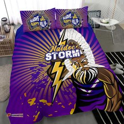 Melbourne Storm Naidoc Week Bedding Set Indigenous Style