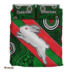 Rabbitohs Indigenous Bedding Set Brave