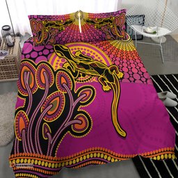 Aboriginal Lizard Bedding Set Tree On The Hill Sunshine
