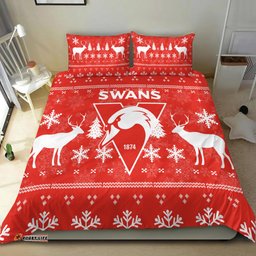 Sydney Swans Bedding Set - Christmas Ugly Style -