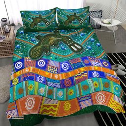 Aboriginal Platypus Painting Bedding Set -
