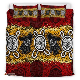 Australia Indigenous Bedding Set - Aboriginal inspired hand print artwork