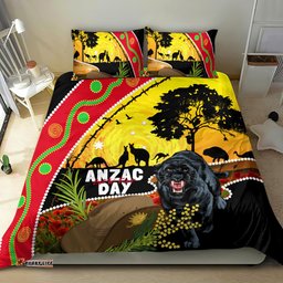 Panthers ANZAC Day Bedding Set Pennies Mascot Rosemary Starring Night Style