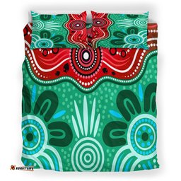 Australia Indigenous Bedding Set - Indigenous dot art River concept