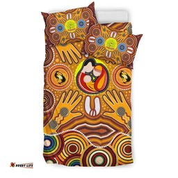 Bedding Sets - Aboriginal Family with Dot Painting