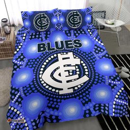 Blues Bedding Set Carlton Bright Indigenous
