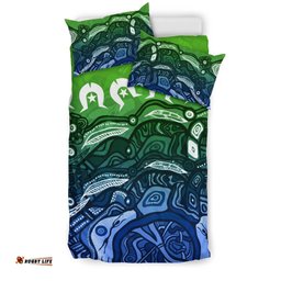 Torres Strait Islands Bedding Set - Blue