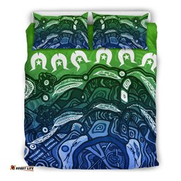 Torres Strait Islands Bedding Set - Blue