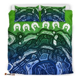 Torres Strait Islands Bedding Set - Blue