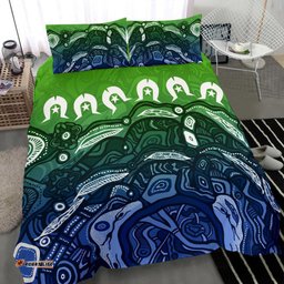 Torres Strait Islands Bedding Set - Blue