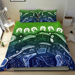 Torres Strait Islands Bedding Set - Blue