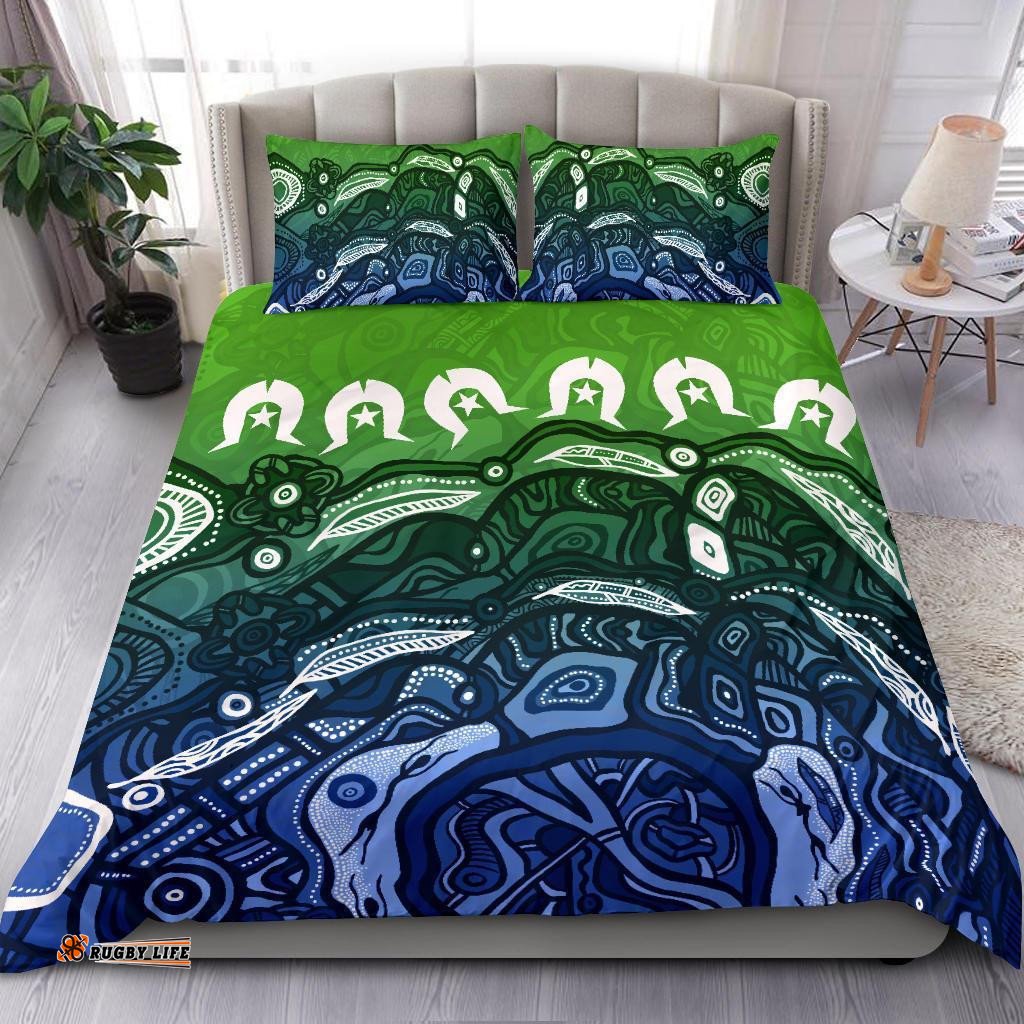 Torres Strait Islands Bedding Set - Blue