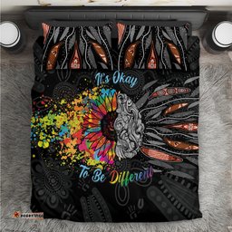 Australia Aboriginal Bedding Set Autism It's Okay To Be Different